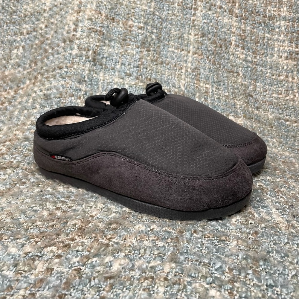 Baffin Cabin Unisex Hybrid Slipper in Charcoal (Small)
